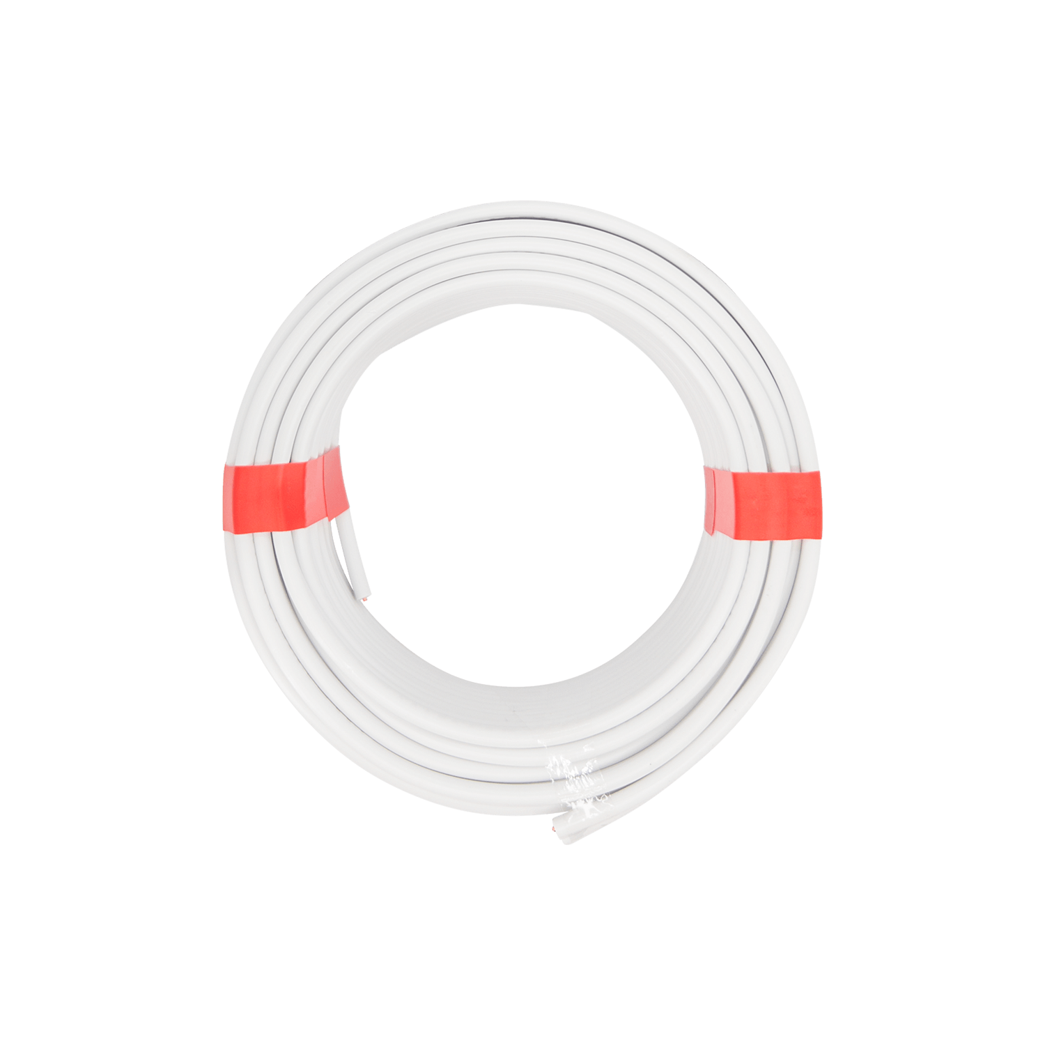 10 Metres Twin+E 1.5mm White Flat Surfix