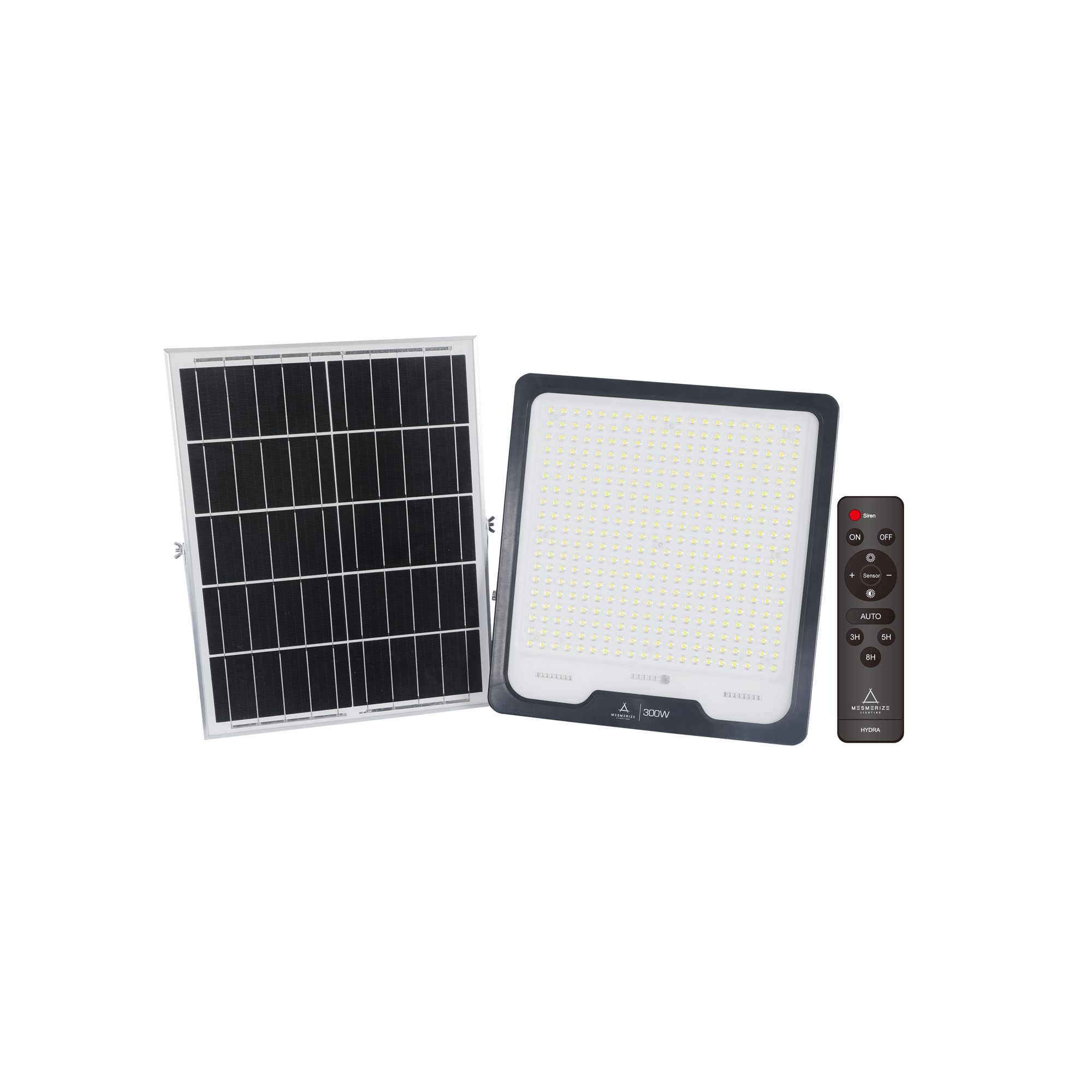 300W Solar Hydra Flood Light with Day/Night Sensor