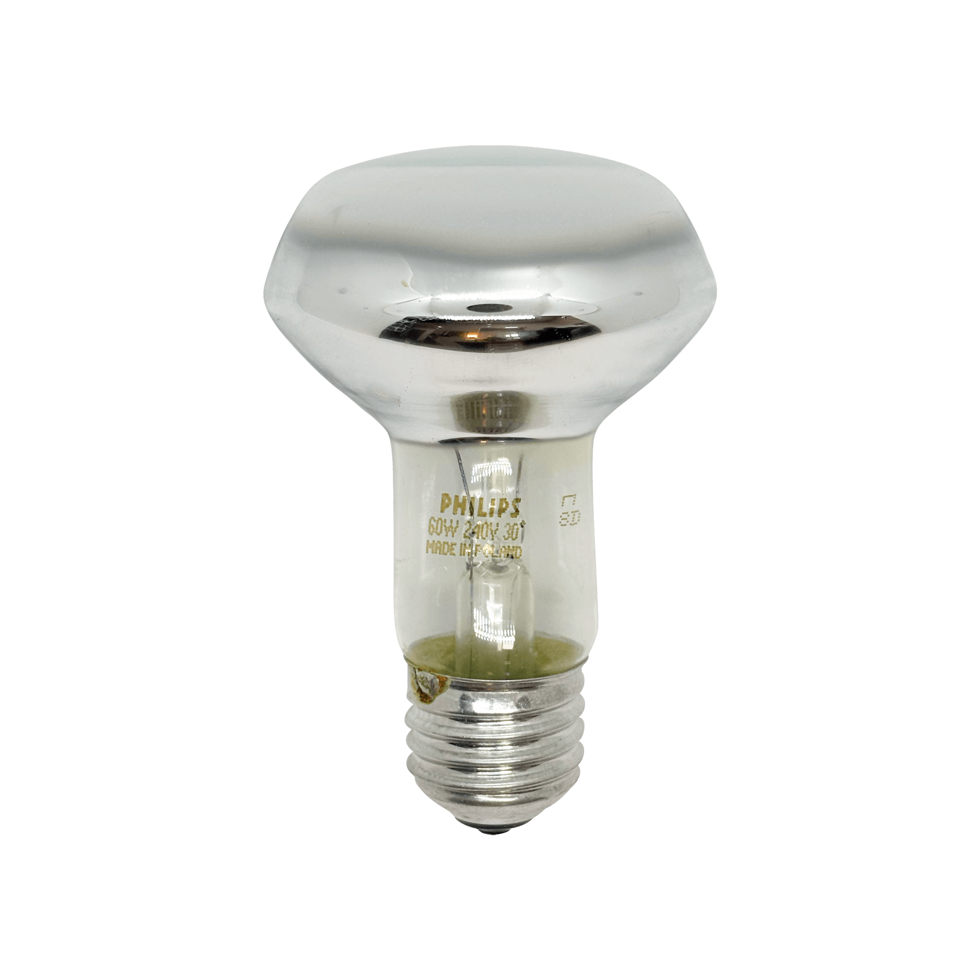 R63 60W ES & E27 Warm White Reflector Globe