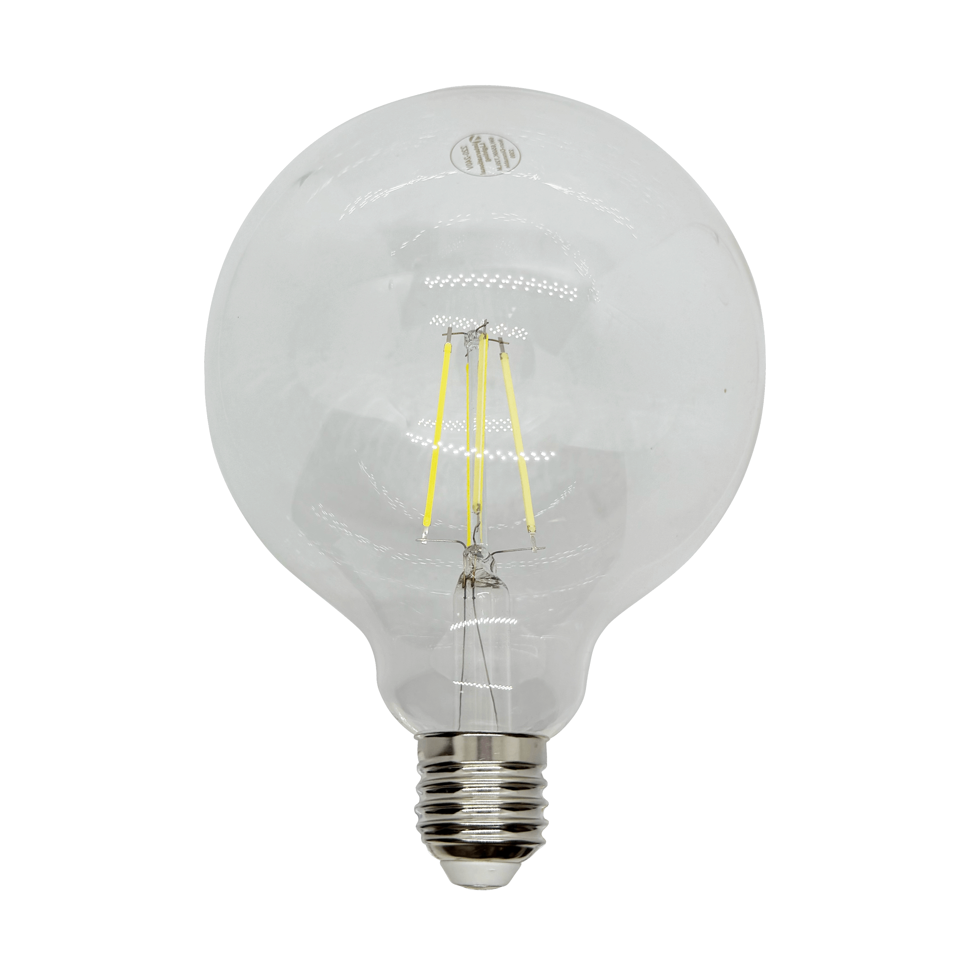 G125 6W ES & E27 Clear Daylight Non-Dimmable Filament LED Globe