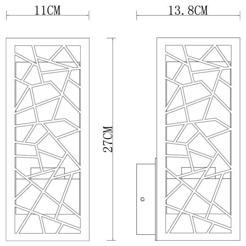 Silas Black Outdoor Wall Light