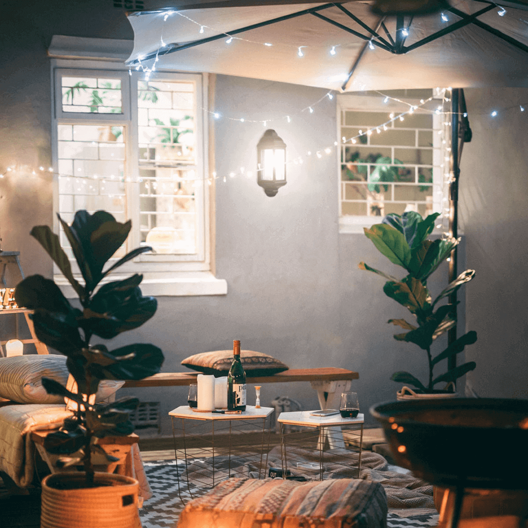 Dakar Black Outdoor Wall Light with Clear Glass