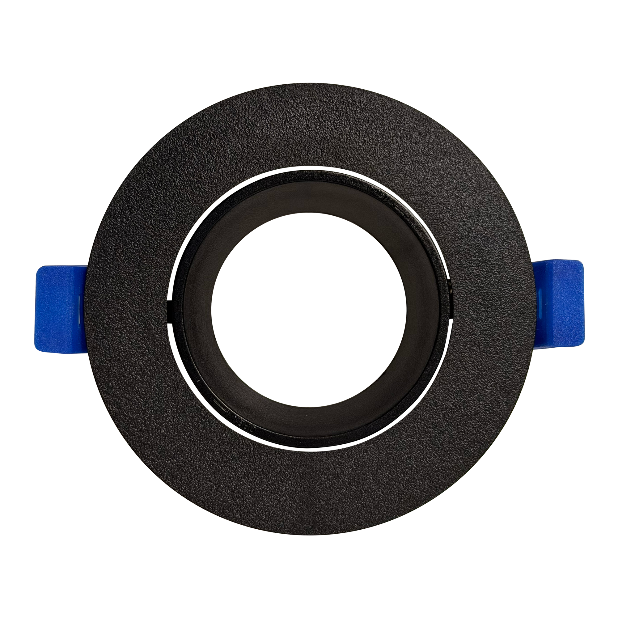 Black Anti-Glare PVC Tilt and Twist Lock Downlight (Lampholder Not Included)