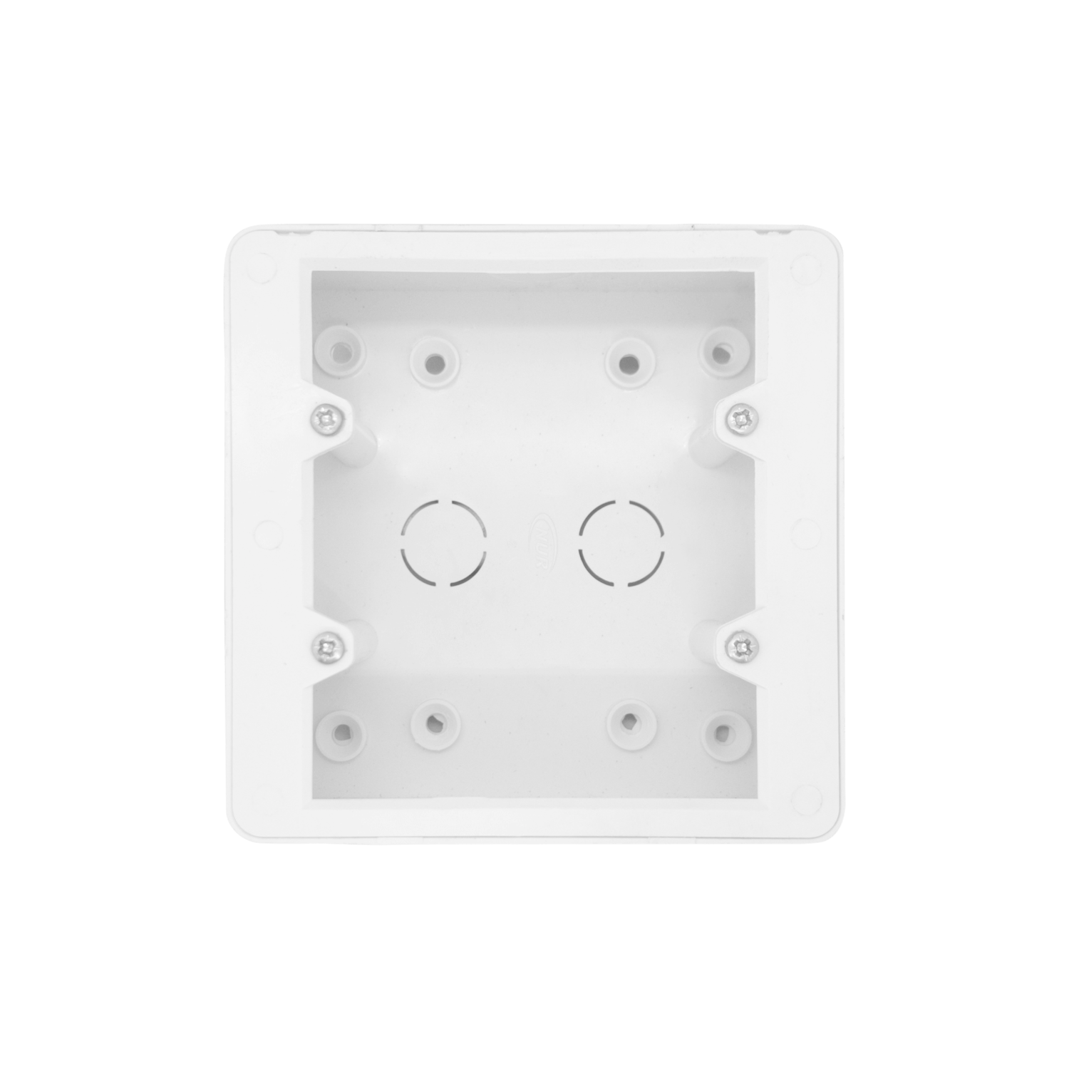 4x4 White Surface Extension Box