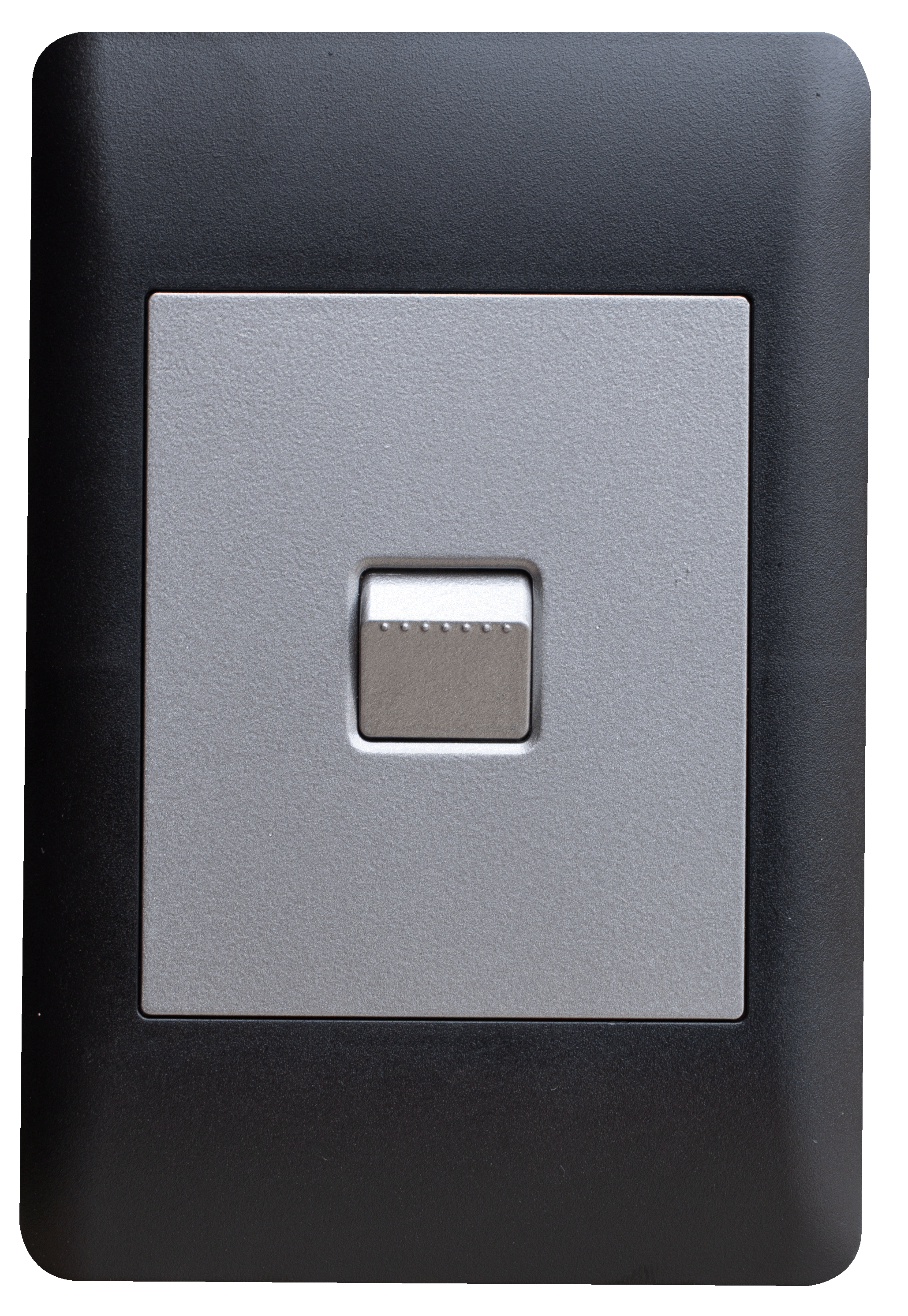 Titanium Apollo 4x2 1 Lever Dimmer Switch