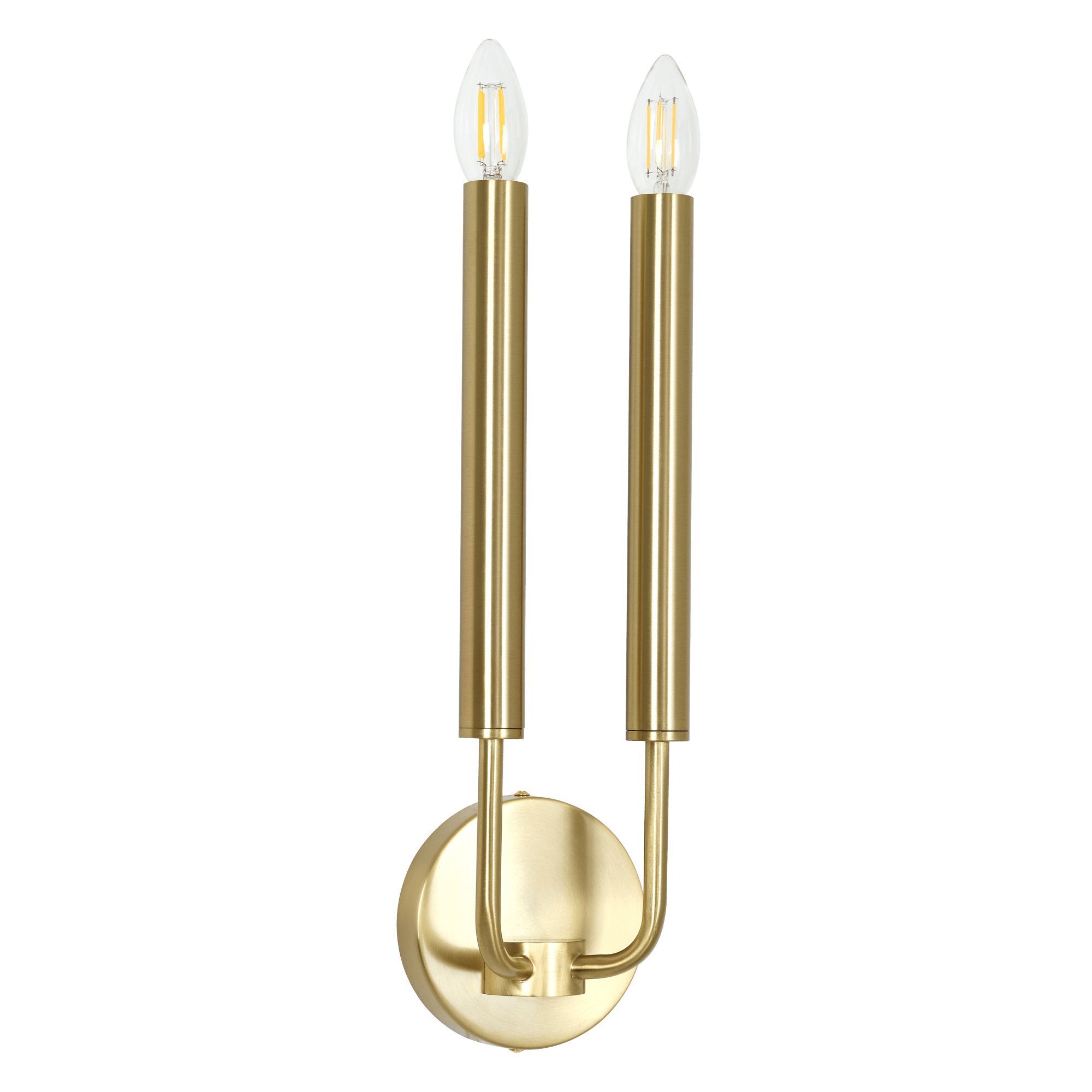 Blake Brass Gold 2 Light Wall Light