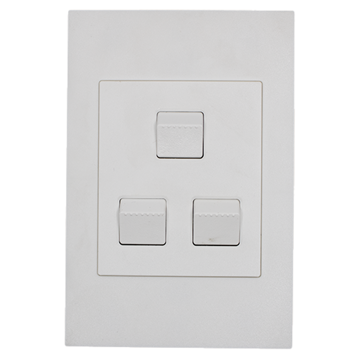 Apollo Shadow White 1 Lever Dimmer & 2 Lever 1 Way Switch