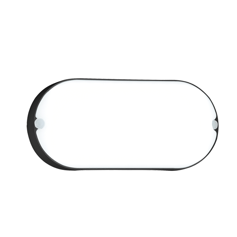 Black 9W LED Outdoor Wall Light