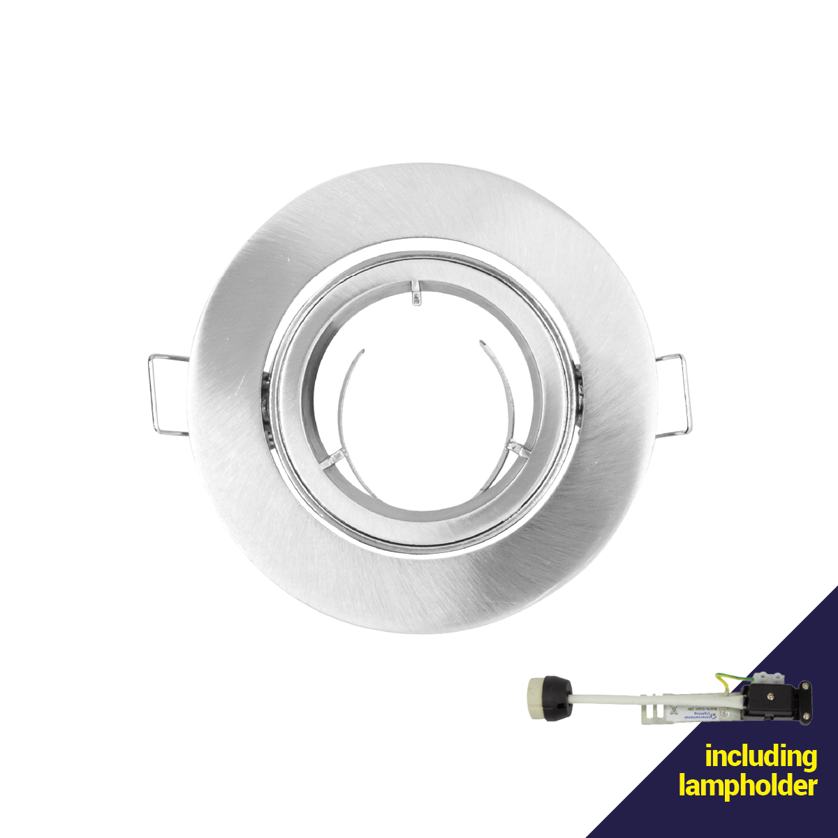 Brushed Chrome Downlight