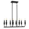 Dekota Black 8 Light Pendant