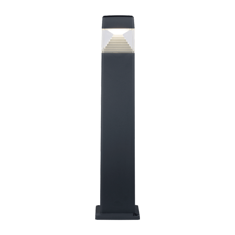 LED Black Outdoor Bollard Light