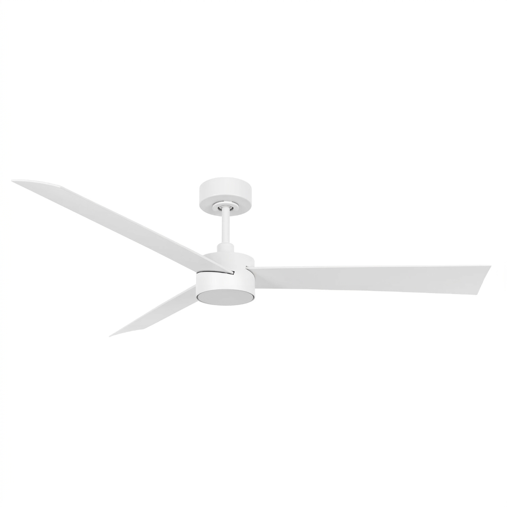 Francolin 2.0 White DC Ceiling Fan with Remote Control Only (No LED Globe Included)