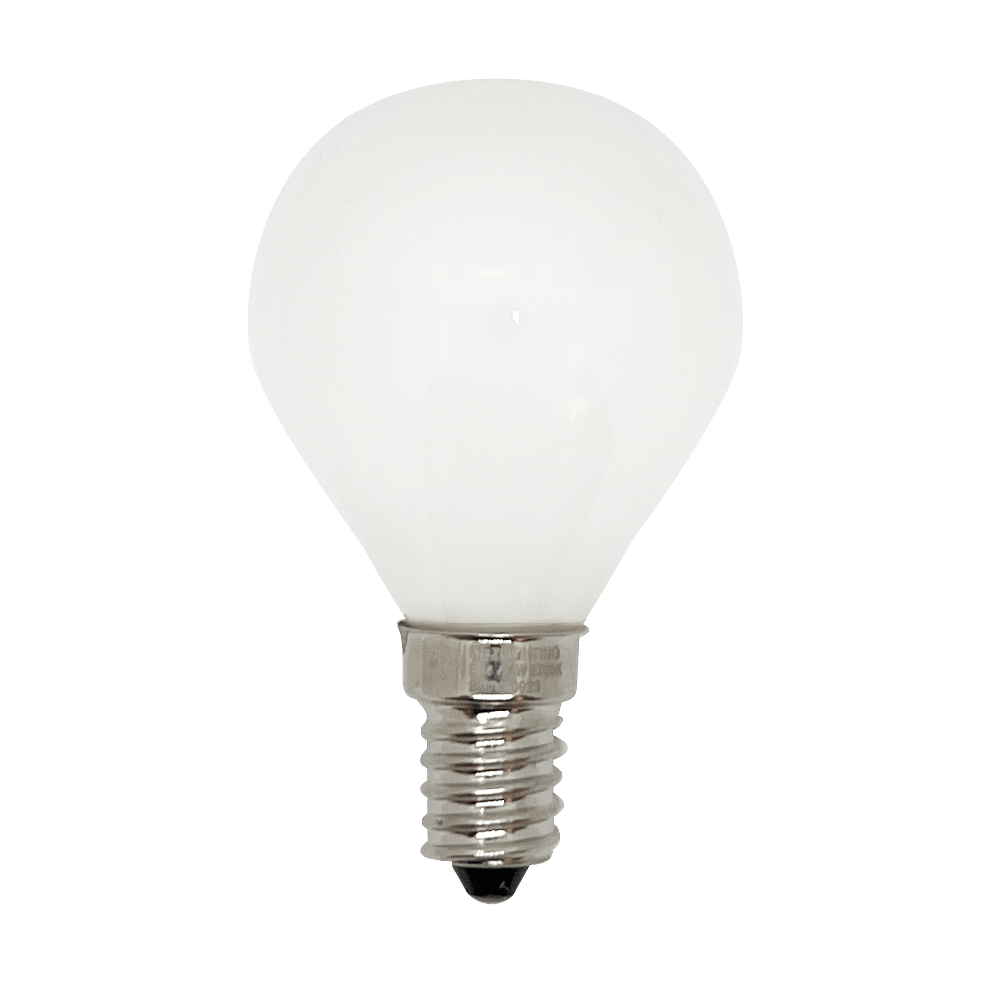 G45 4.5W SES & E14 Frosted Warm White Golfball LED Globe