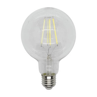 G95 6W ES & E27 Globes Warm White Dimmable Clear LED Filament