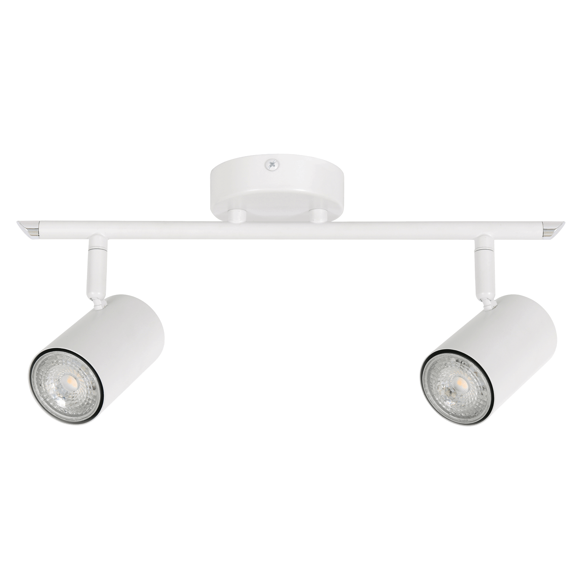 Harper Modern White 2 Light Adjustable Spotlight for Ceiling or Wall