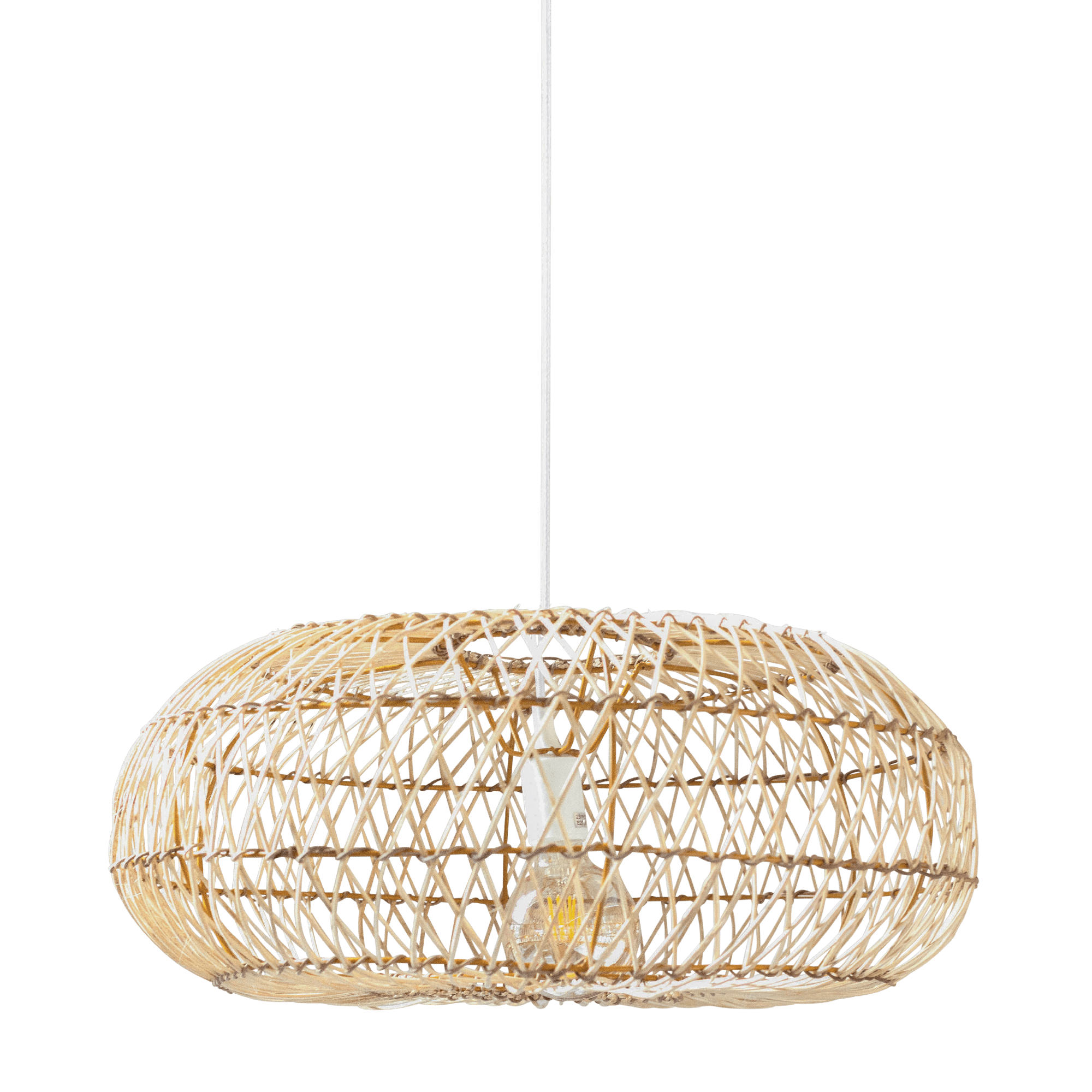 Langa Natural Hand Crafted Rattan Pendant Shade Only (Pendant Cord Excluded)