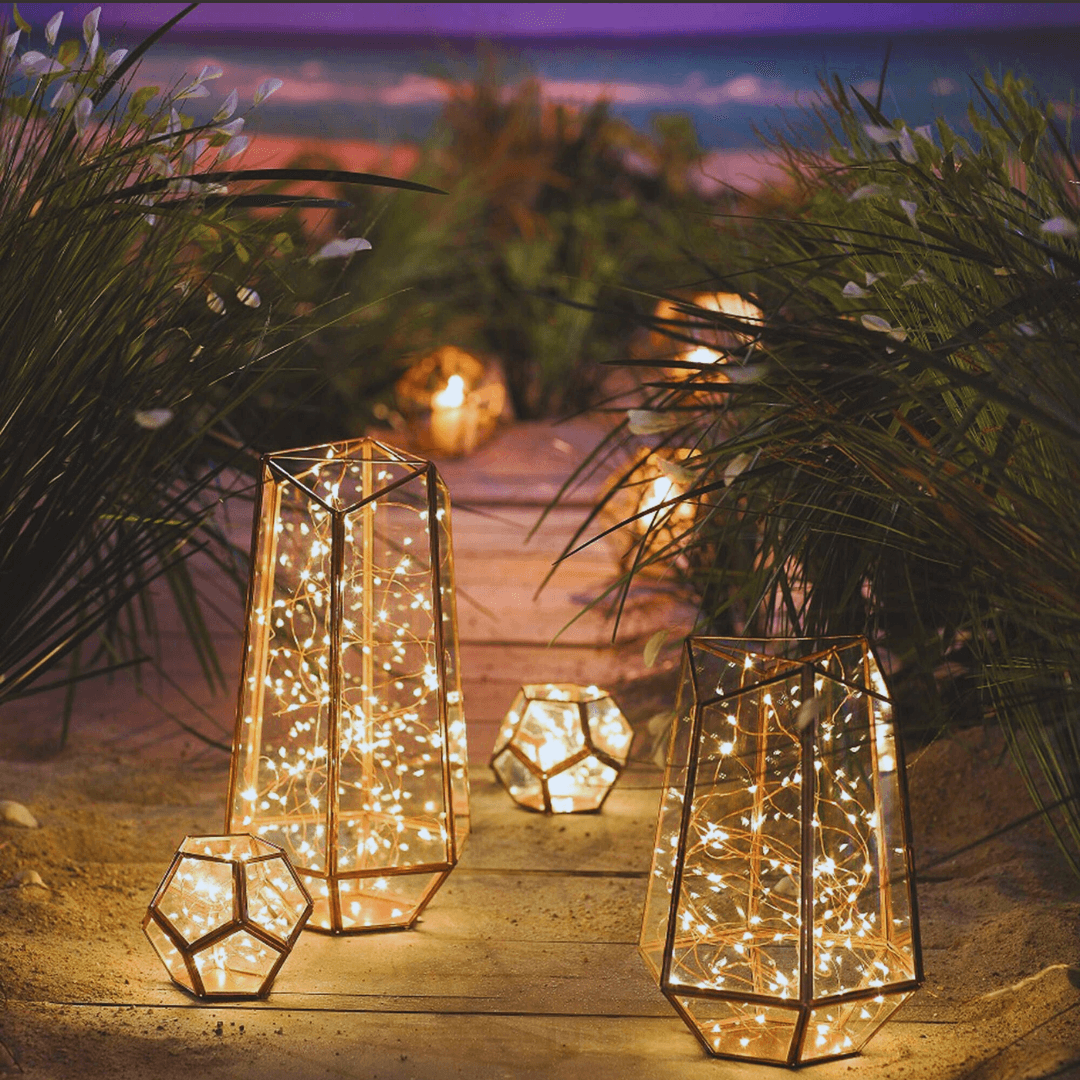 Litehouse 10M Solar Copper Fairy Lights