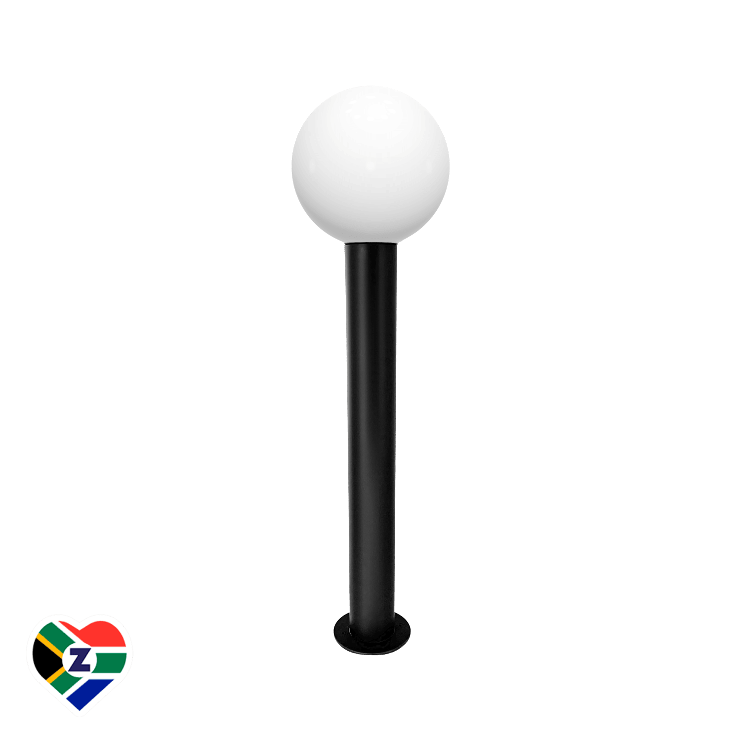 Matt Black Outdoor Bollard light