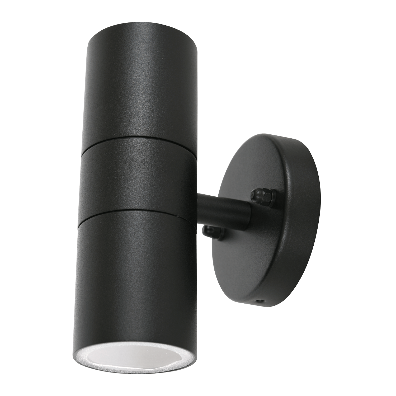 Luma 3 Sand Black Up and Down Facing Outdoor Wall Light