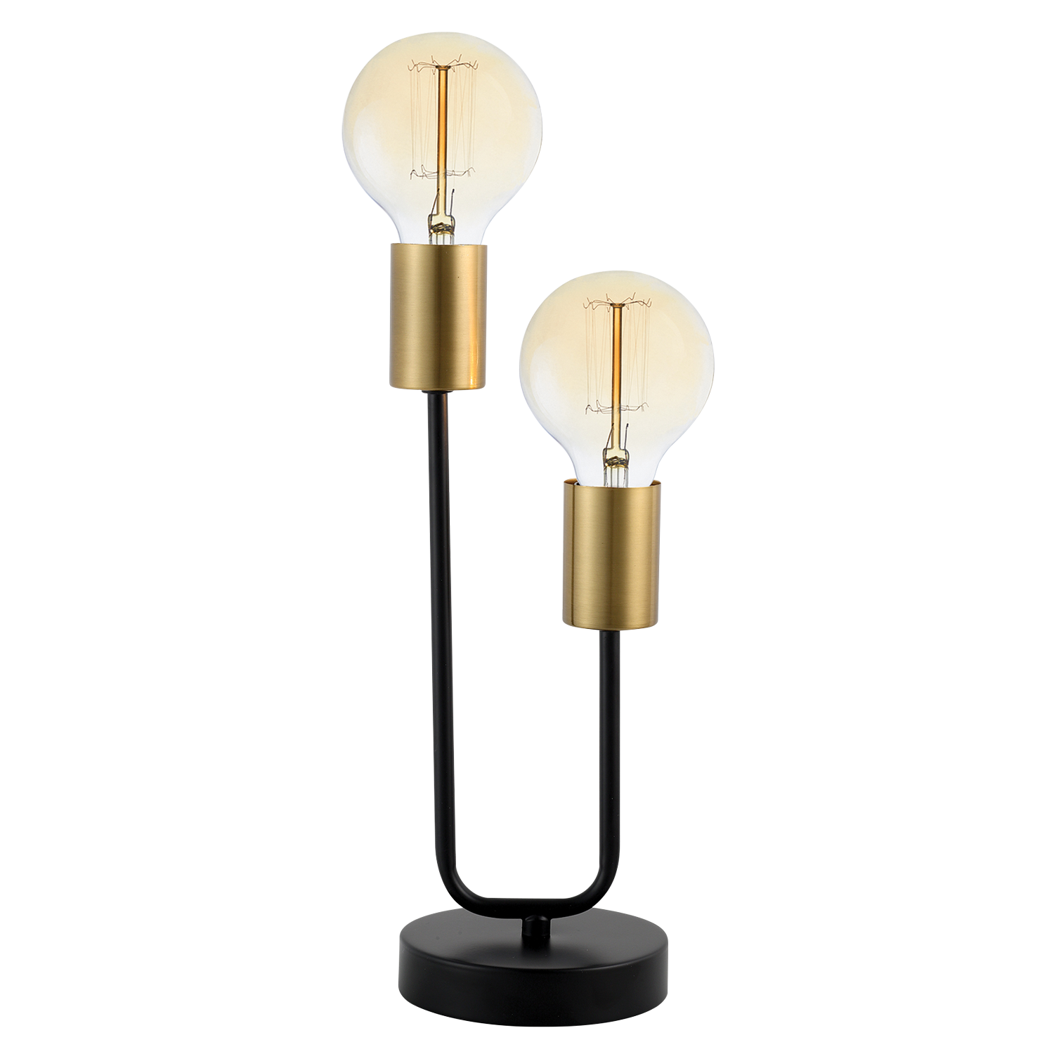Black and Bronze Table Lamp