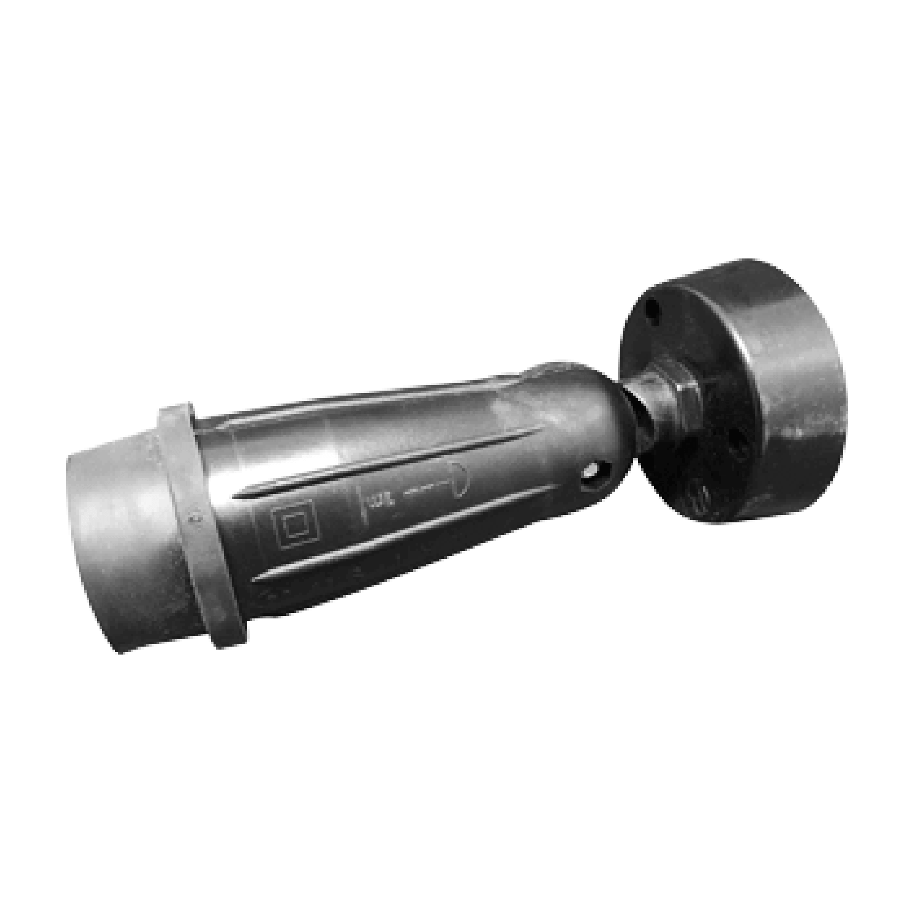 Black PVC Outdoor Spot Light