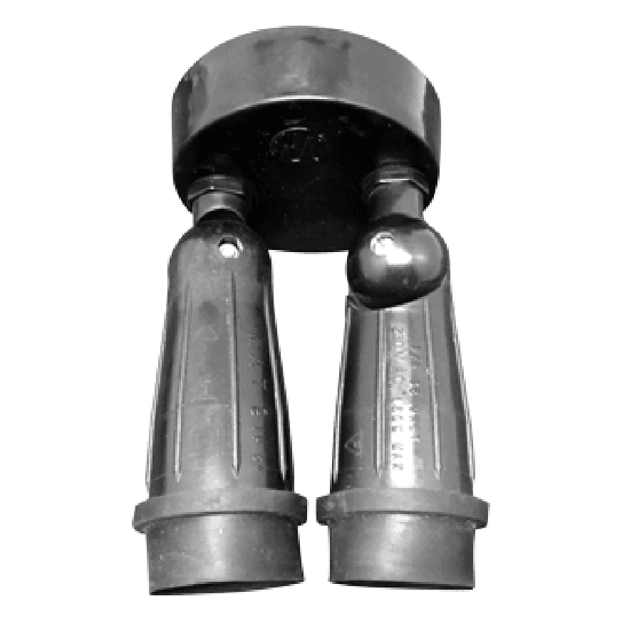 Black PVC Outdoor Spot Light