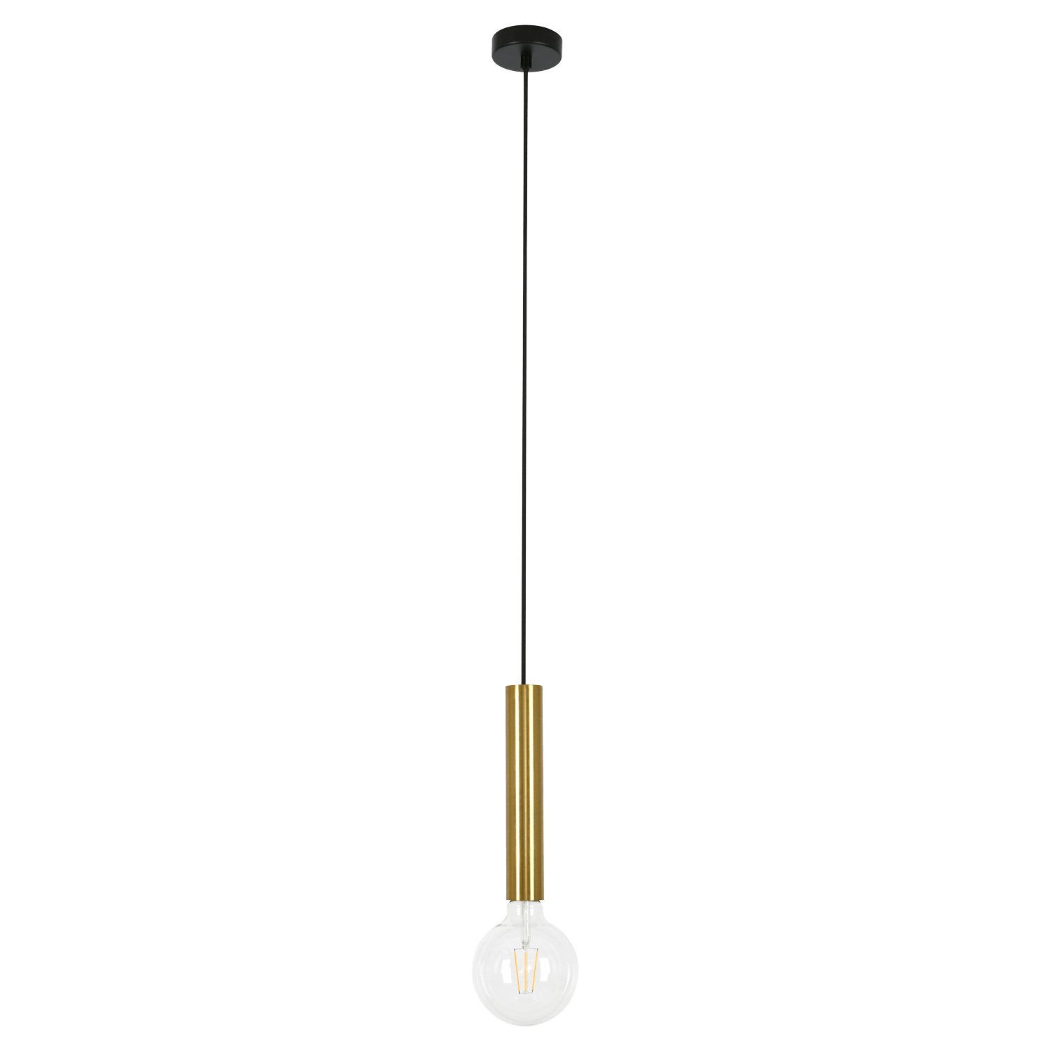 Peyton Gold Brass Pendant