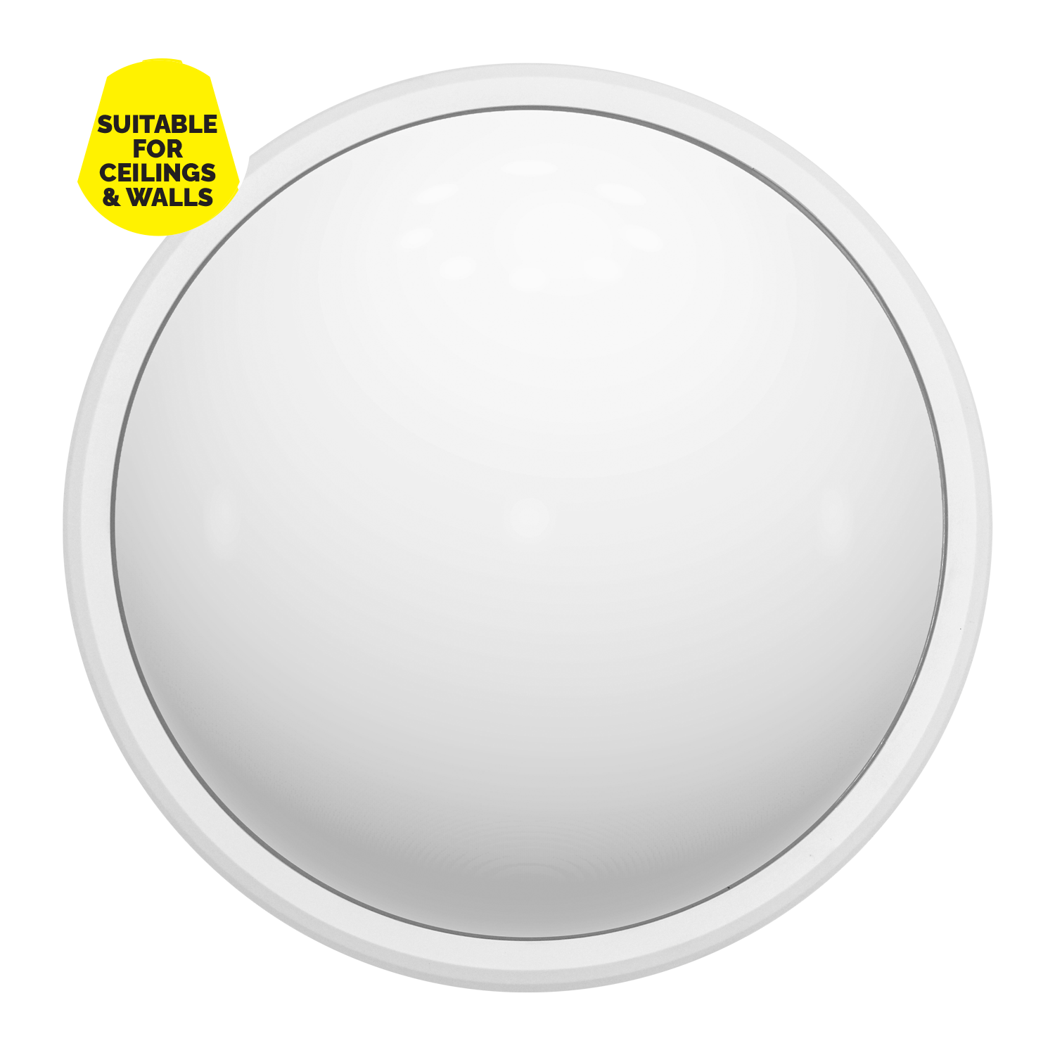 UFO White 12W LED Outdoor Bulkhead