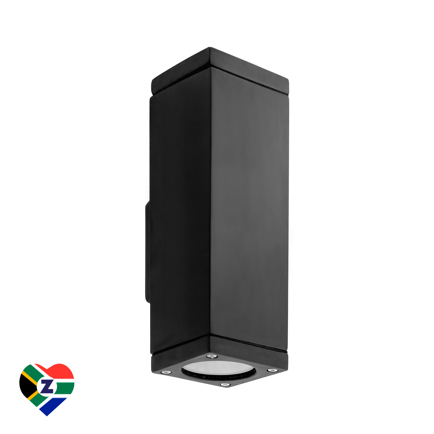 Black Resin Up/Down Outdoor Wall Light