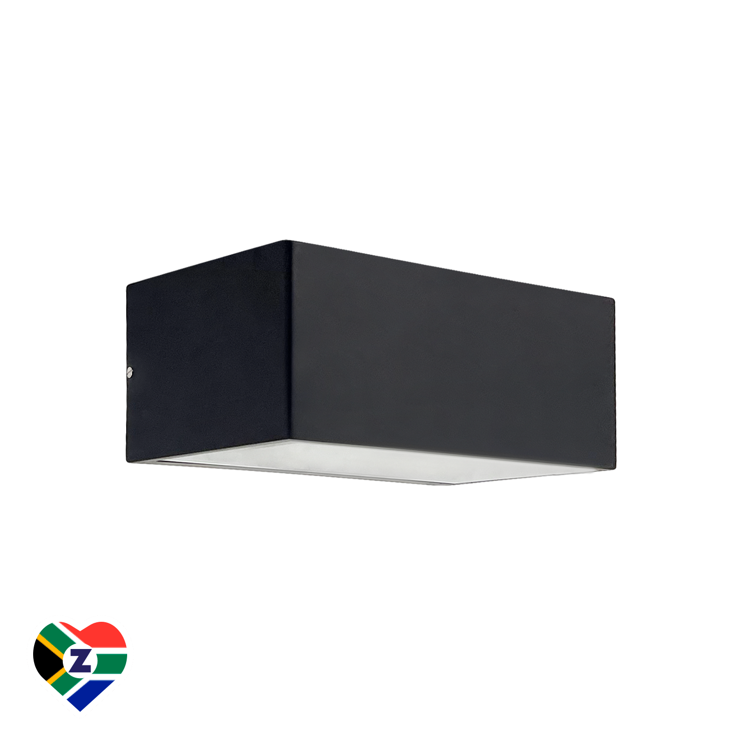 Black Resin Up/Down Outdoor Wall Light