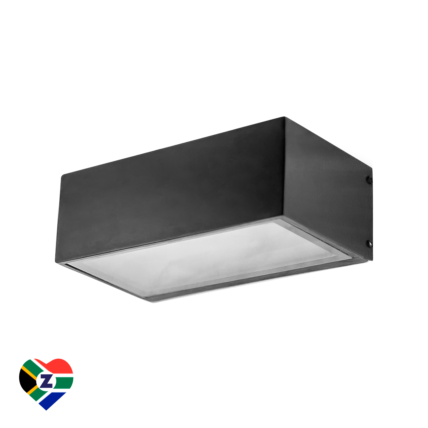 Black Resin Up/Down Outdoor Wall Light