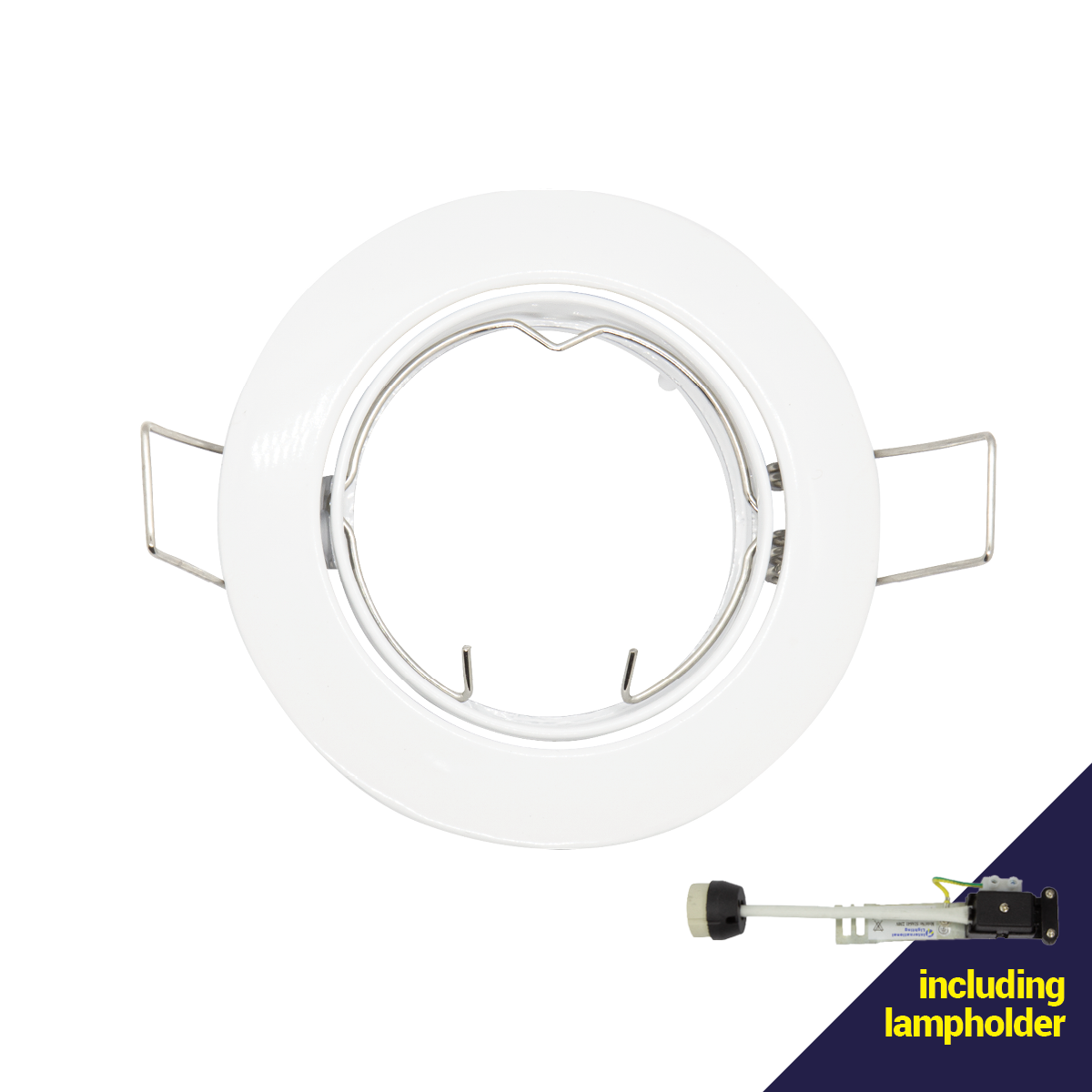 White Tilt Downlight