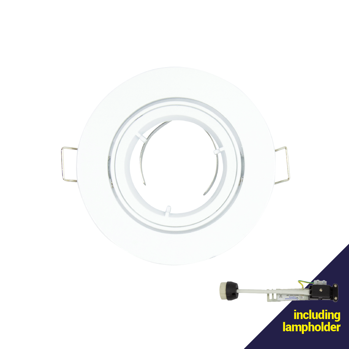 White tilt Downlight