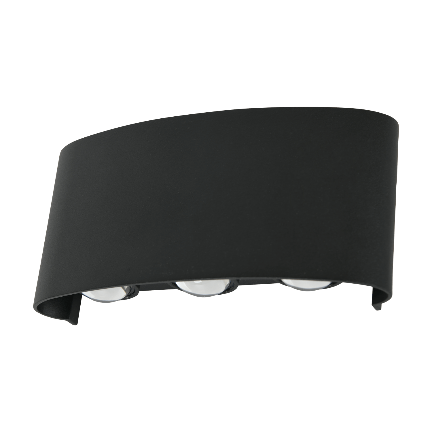 Wren Black 7W Cool White LED Up and Down-Facing Outdoor Wall Light