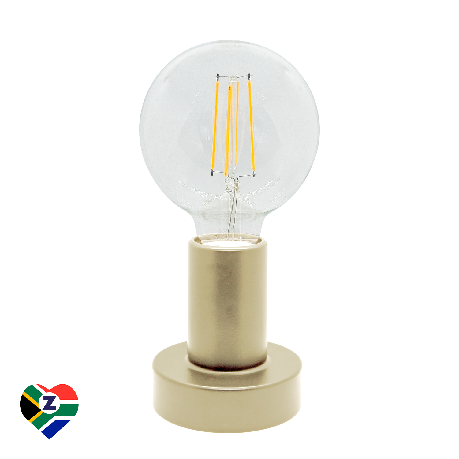 Gold Resin Table Lamp