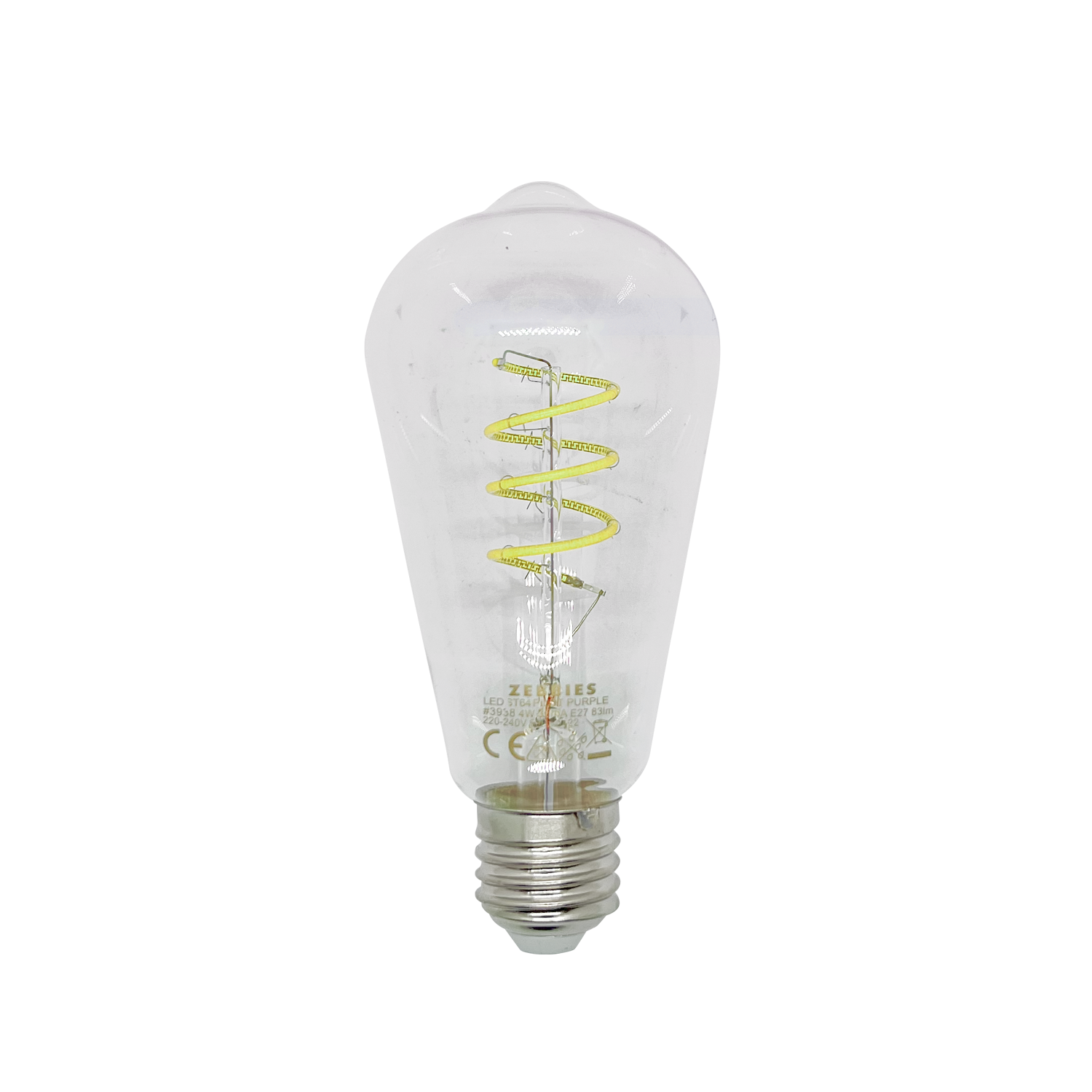 4W E27 Green ST64 LED Filament
