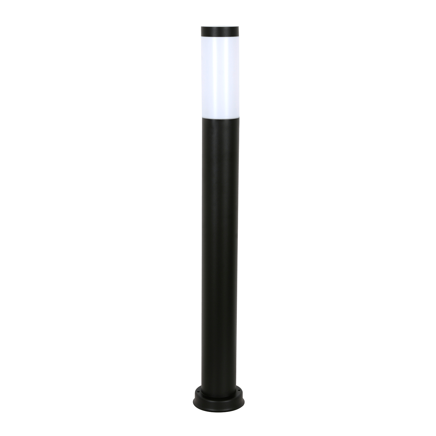 Chorus Sanded Black Outdoor Bollard Light