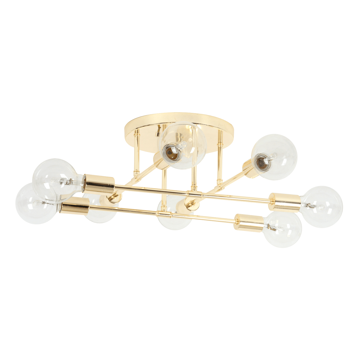 8 Light Champagne Gold Ceiling Light