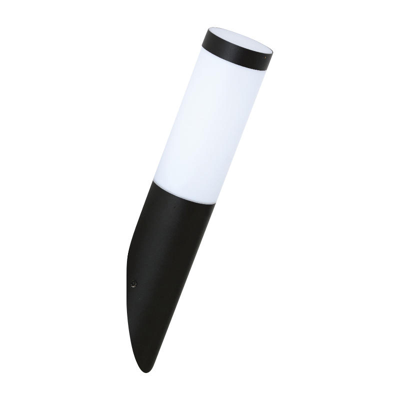 chorus sanded black outdoor wall light