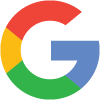 Google G, in a mix of red, yellow, green and blue