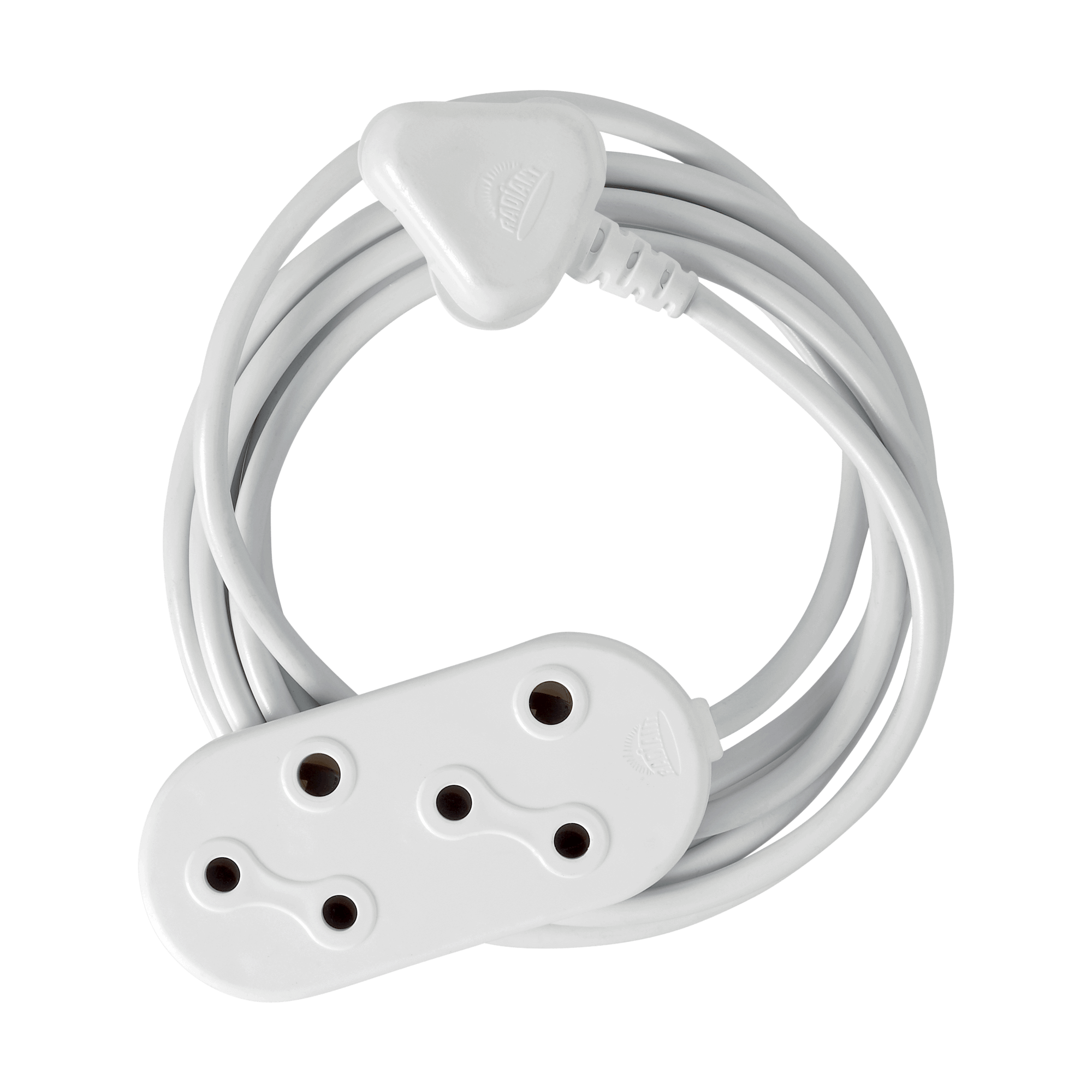 10 meters white extension cord