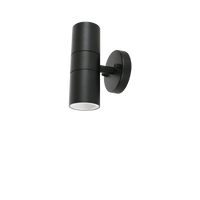 Black up and down wall light