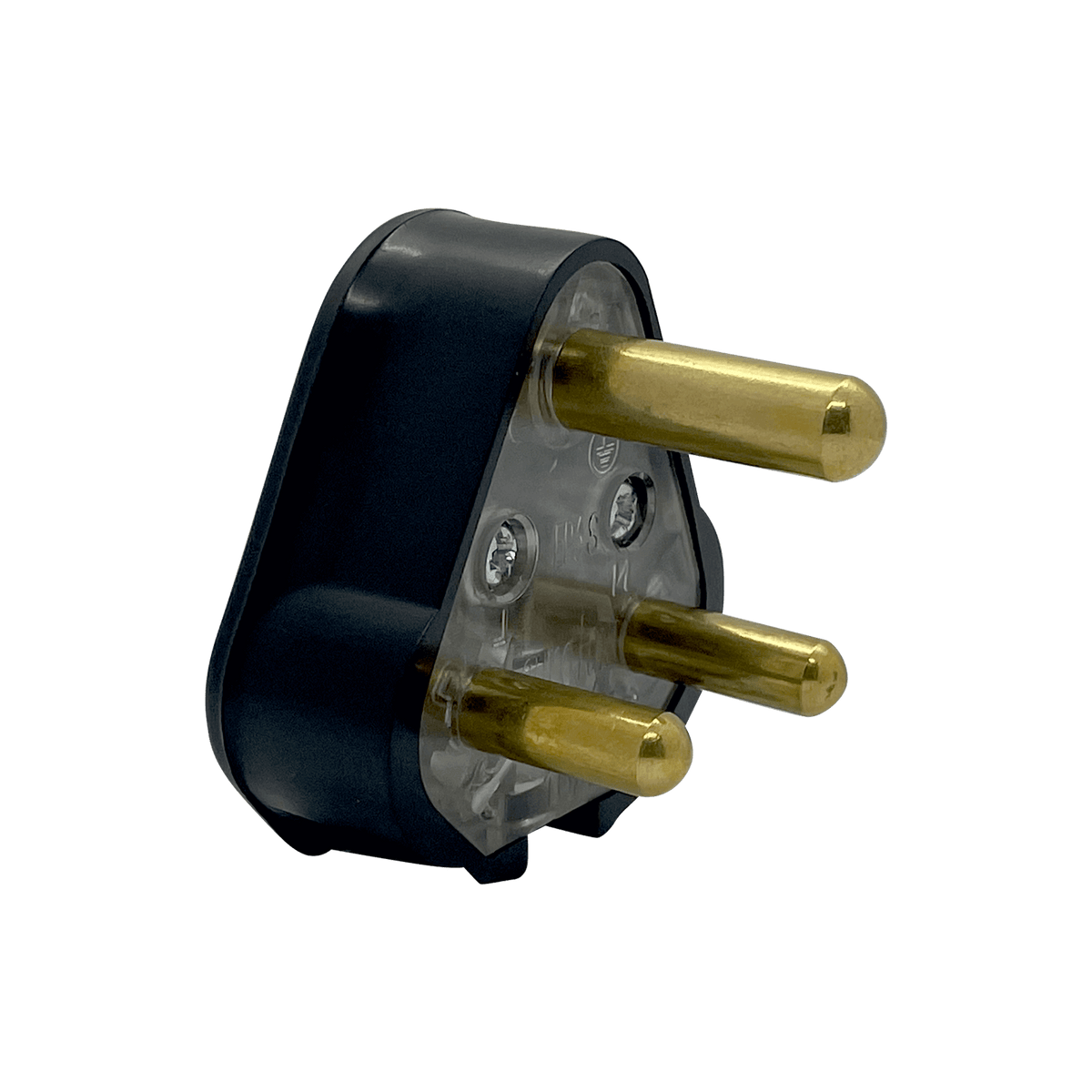 Basic 16 Amp Heavy-Duty Black Rubber Cover 3-prong Plug