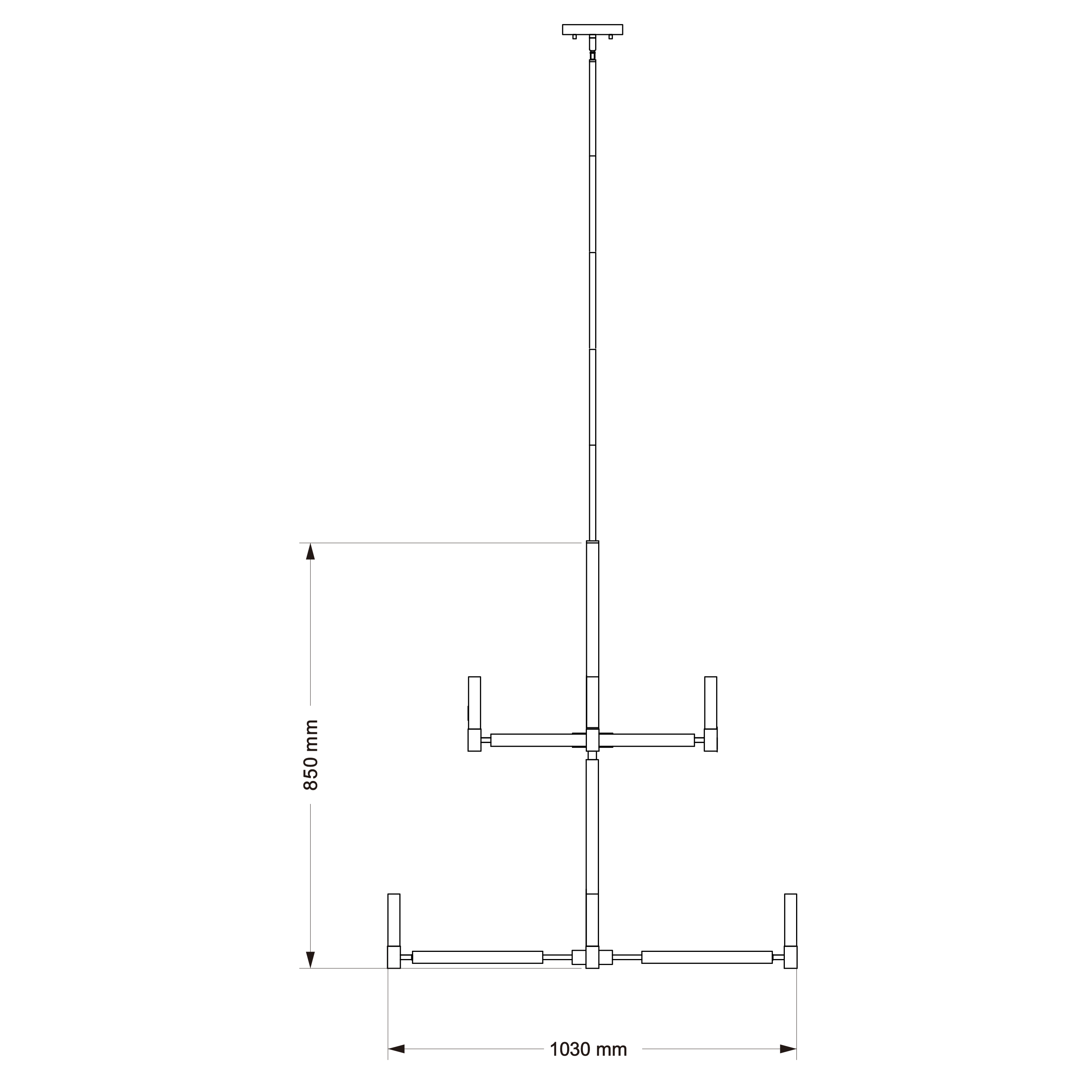 Blake Black 12 Light Chandelier