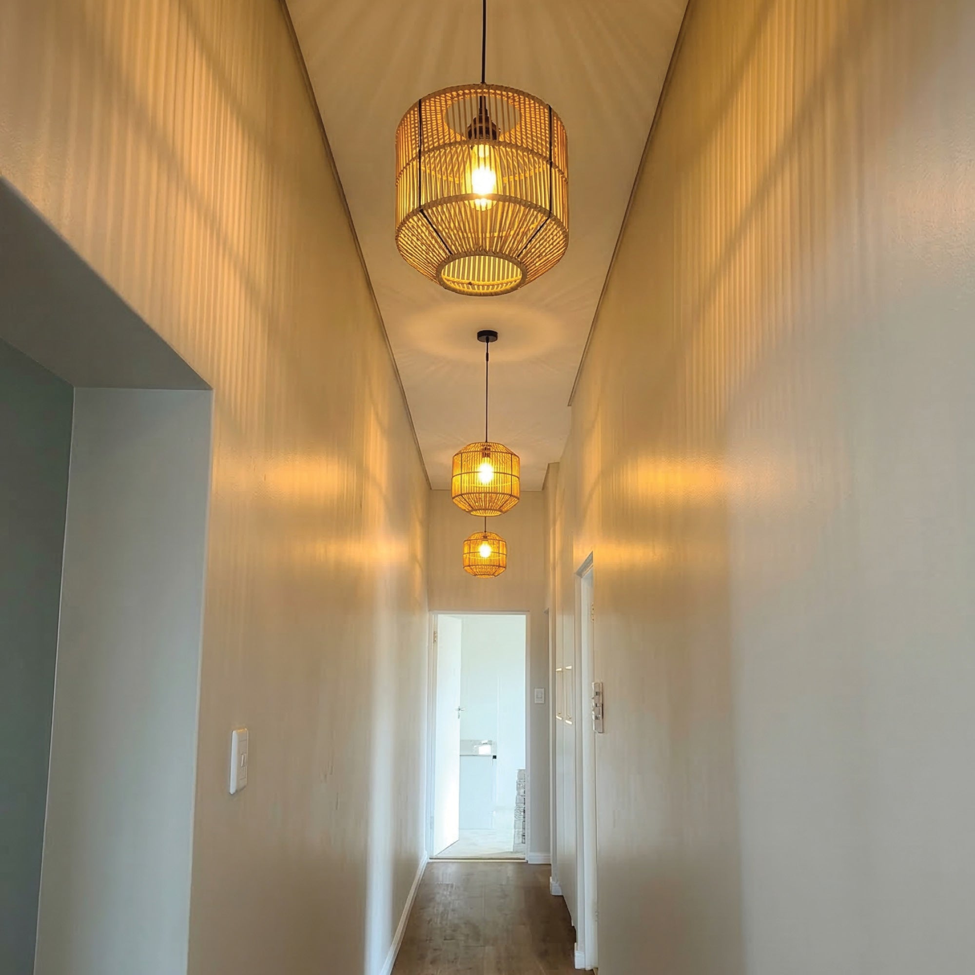 Sable Rattan Ceiling Light