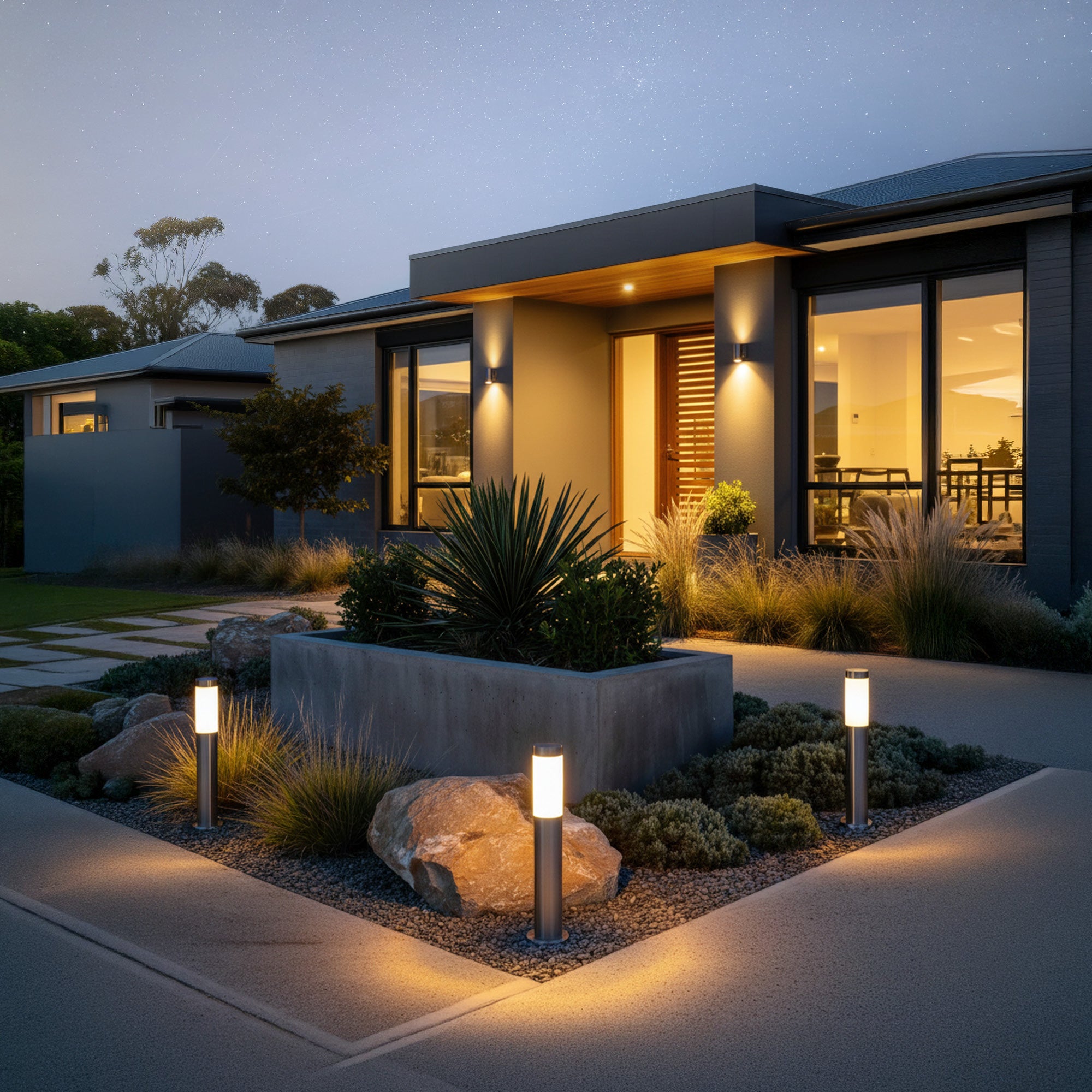 Chorus Stainless Steel Outdoor Pedestal