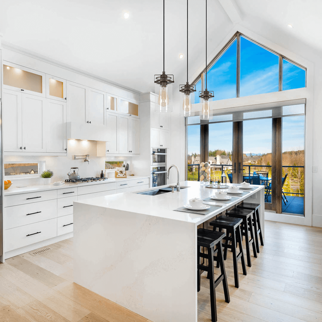 Linden Brown Pendant light with Glass