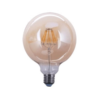 G95 6W ES & E27 Globes Warm White Dimmable Amber LED Filament