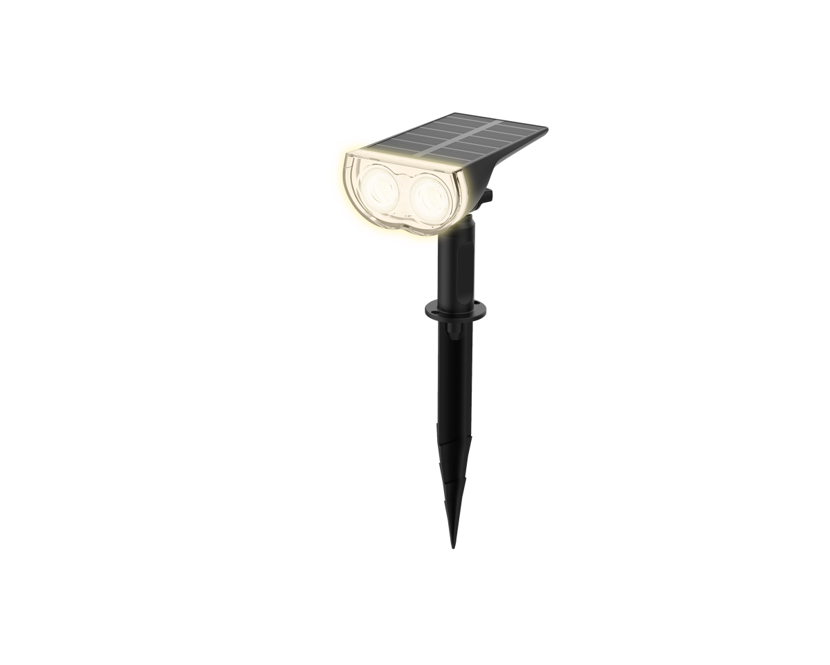 Nova 2W Warm White LED Solar Spot Light | IP67 Outdoor Lighting