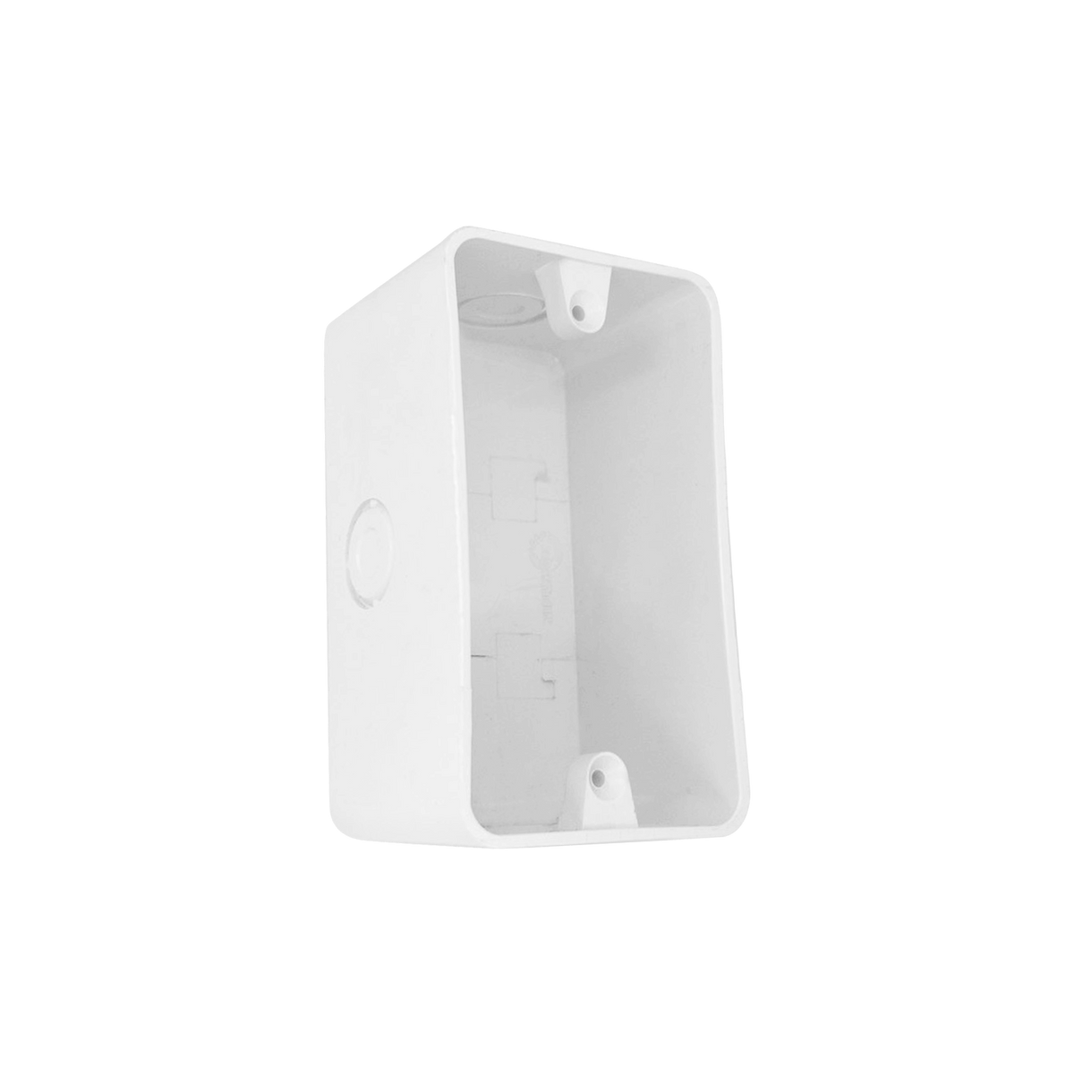 4x2 PVC Flush Wall Box | Durable Electrical Mounting Box | Zebbies